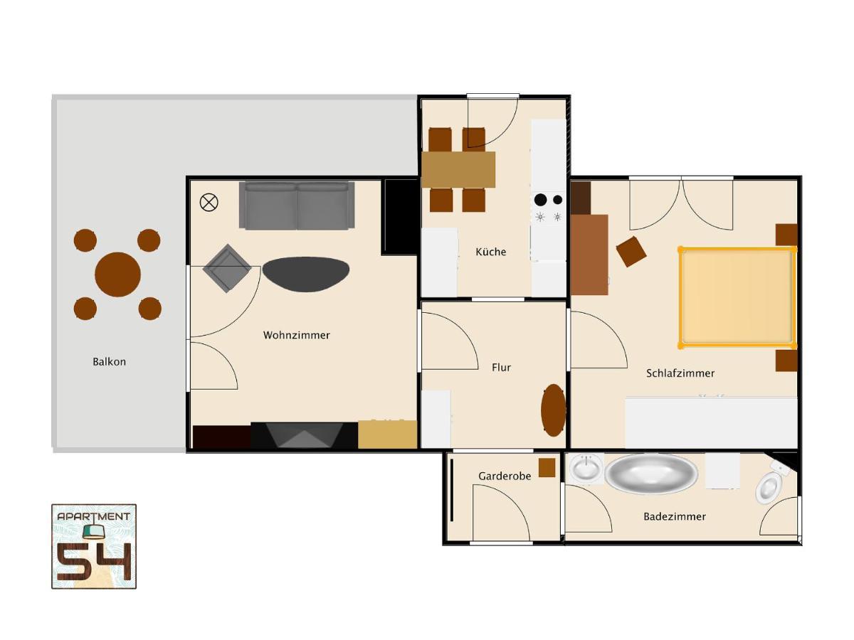 Apartment 54 - Ferienwohnung Bad Arolsen Eksteriør bilde