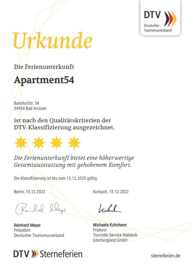 Apartment 54 - Ferienwohnung Bad Arolsen Eksteriør bilde